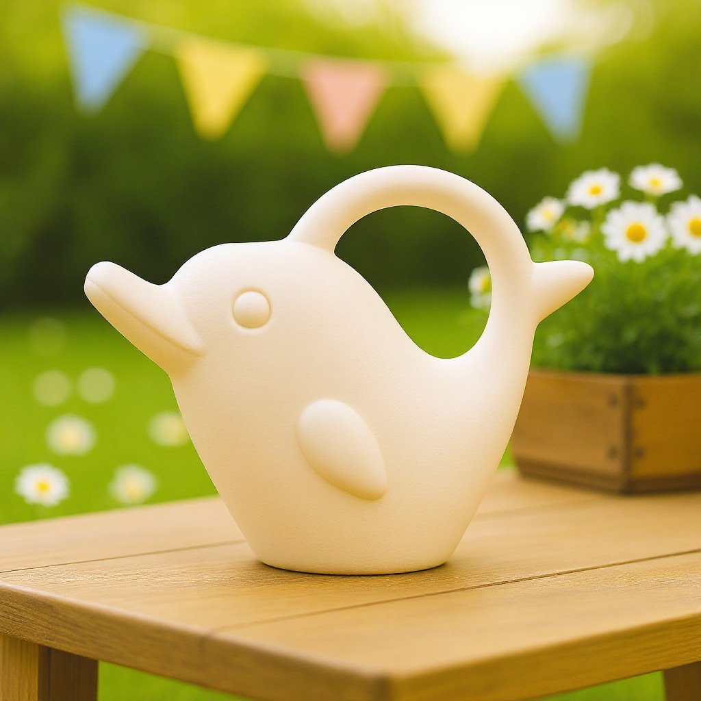 Regador Golfinho Creme